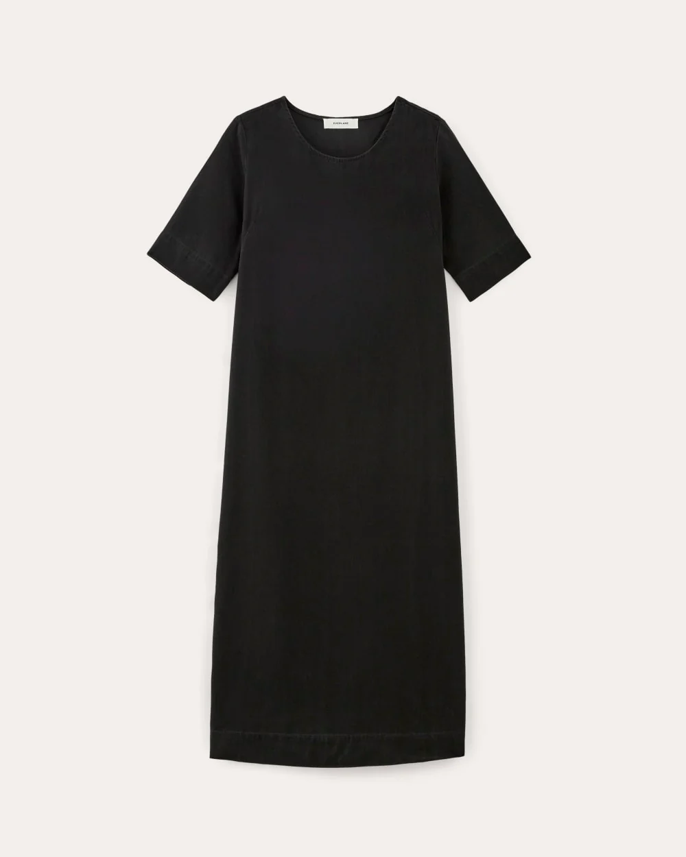 The Relaxed T-Shirt Dress in Buttersoft | Black - Image 2