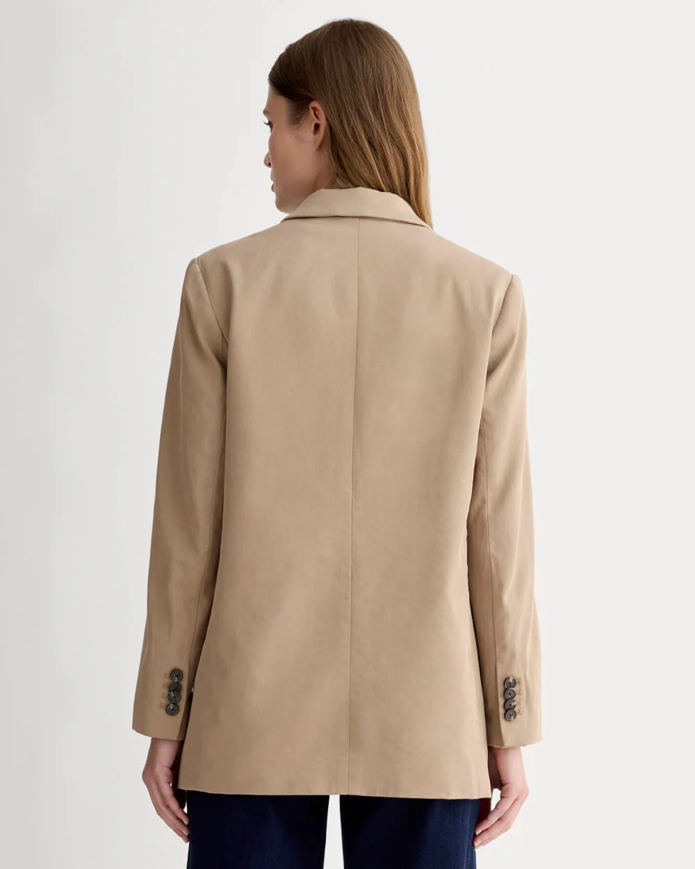 The Oversized Blazer in Buttersmooth | Ash Brown - Image 5