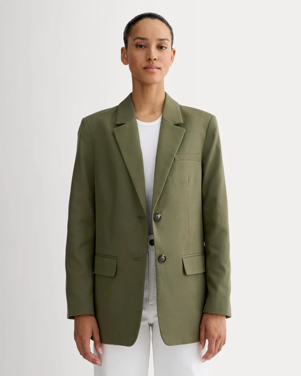 The Oversized Blazer in Buttersmooth | Kalamata