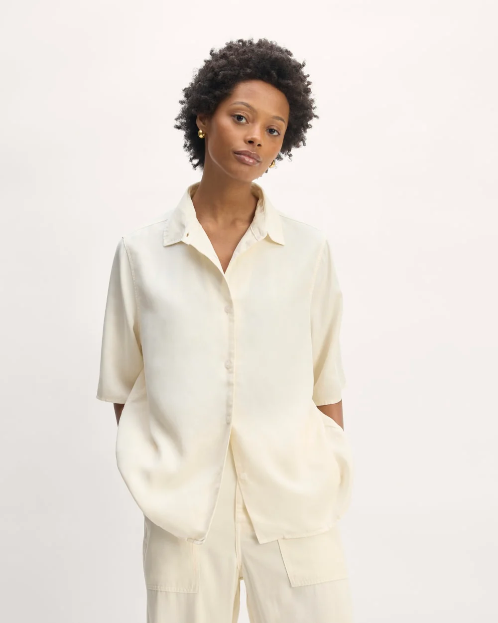 The Short-Sleeve Shirt in Butterlite | Bone