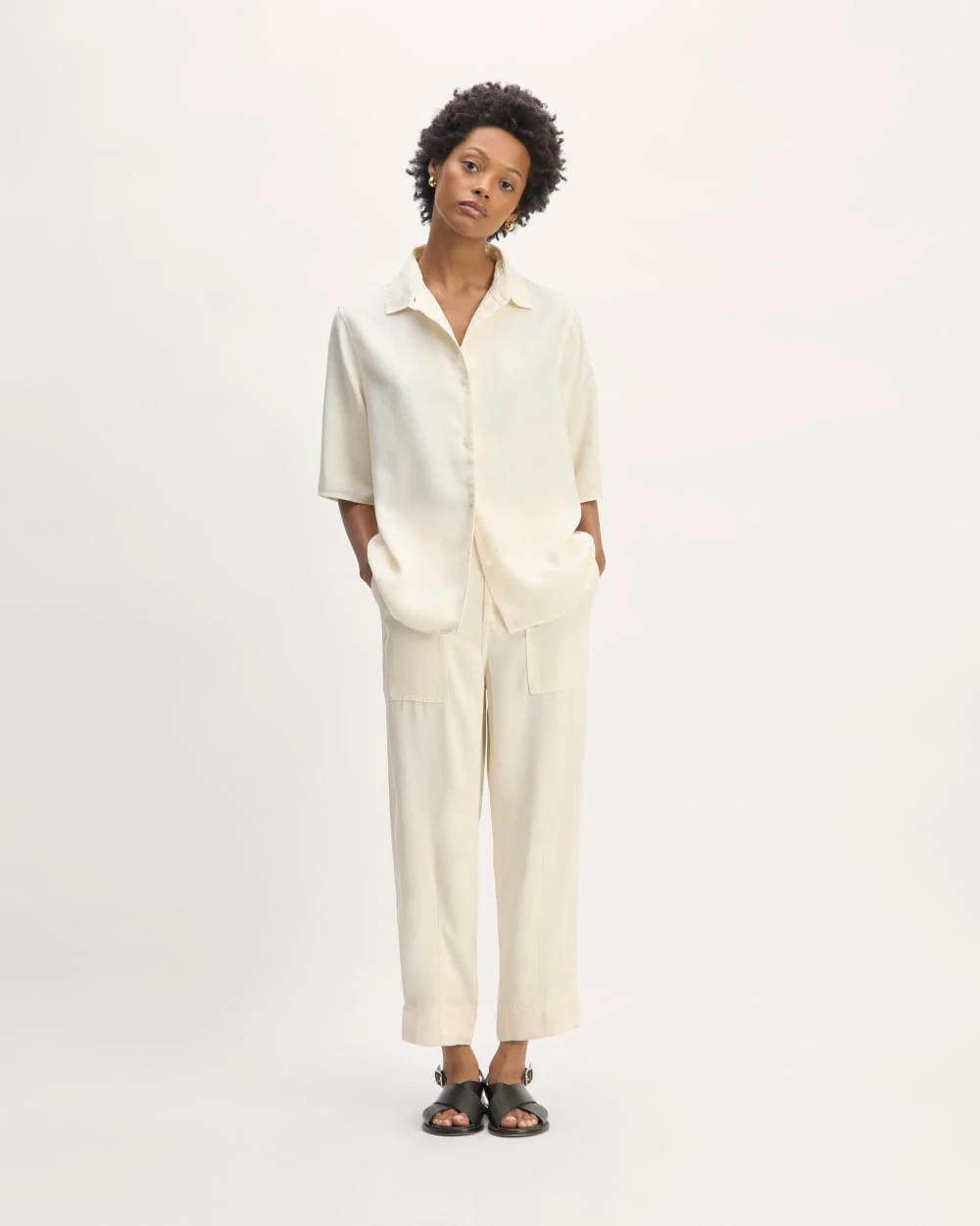 The Short-Sleeve Shirt in Butterlite | Bone - Image 3