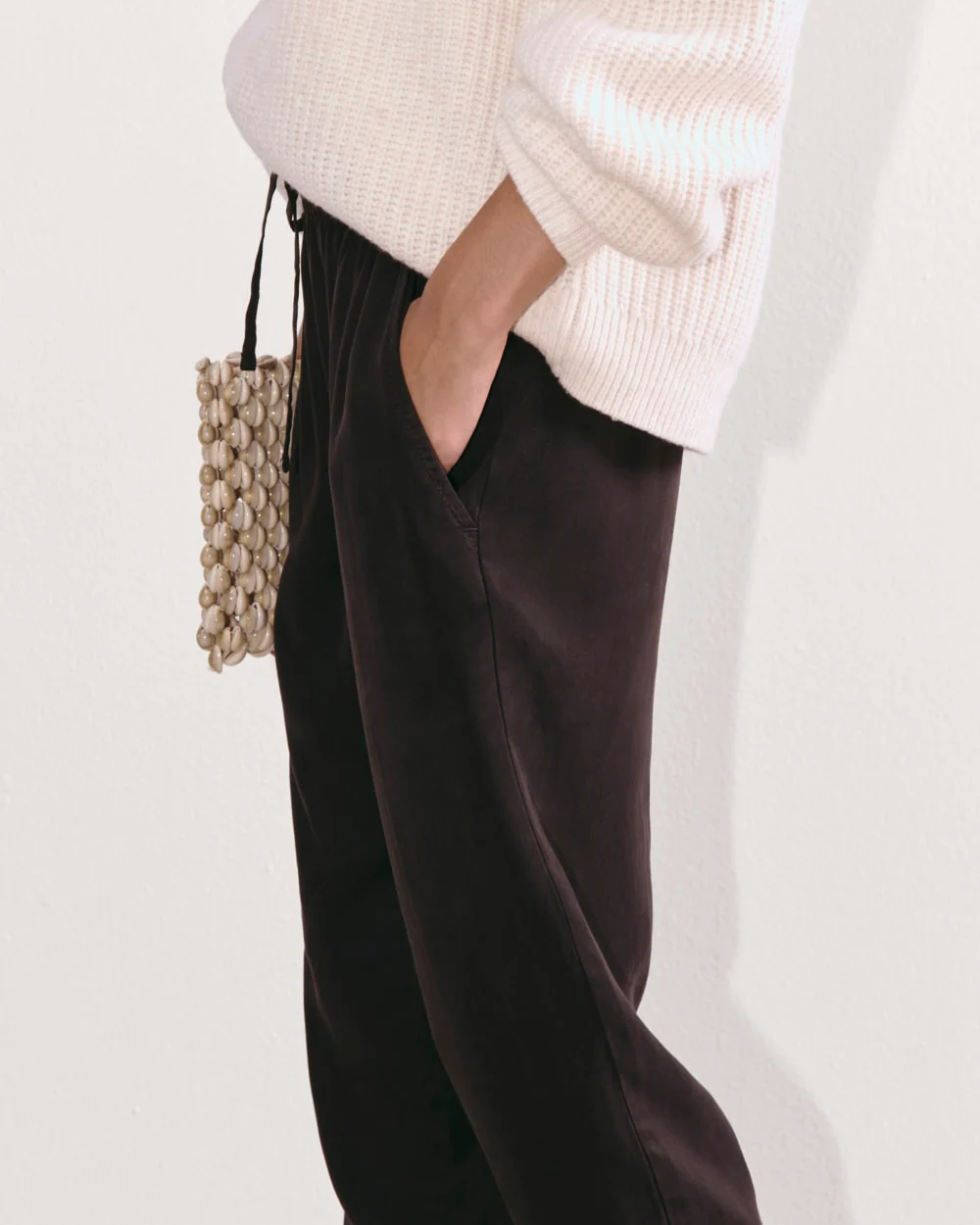 The Tapered Pant in Butterlite | Black - Image 4