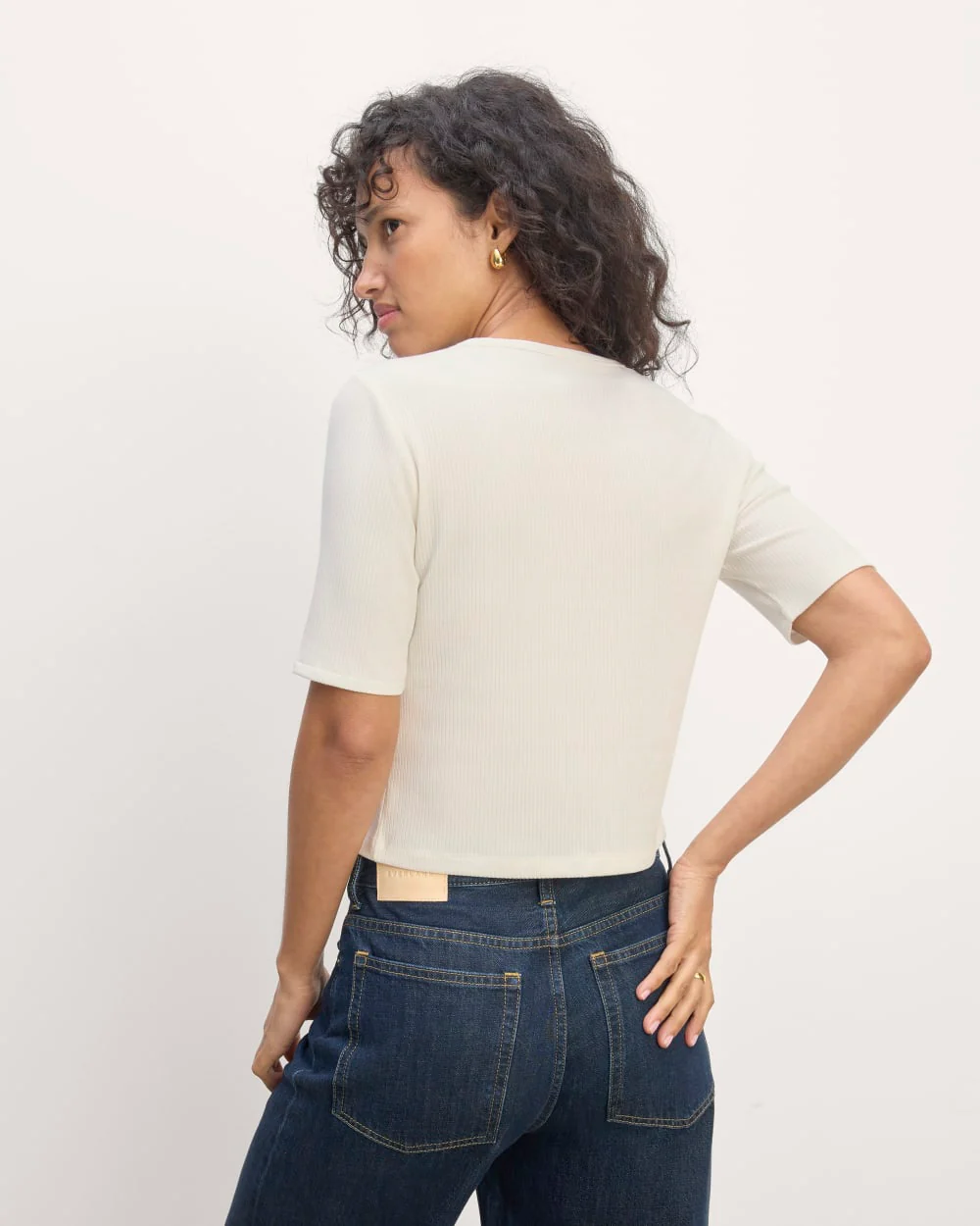 The Shimmy Tee | Bone - Image 4
