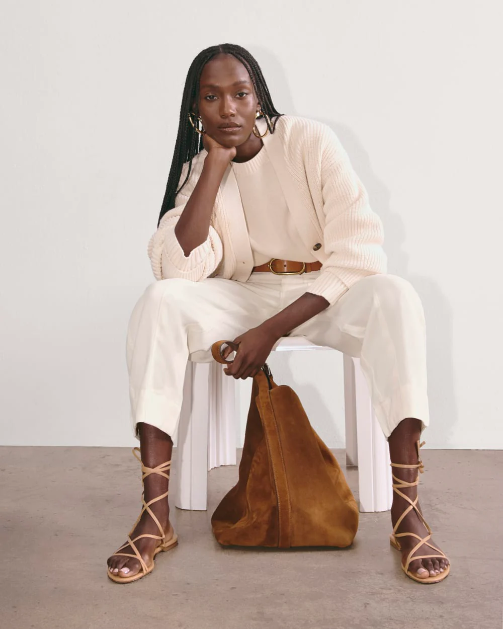 The Utility Pant in Buttersoft | Bone - Image 3
