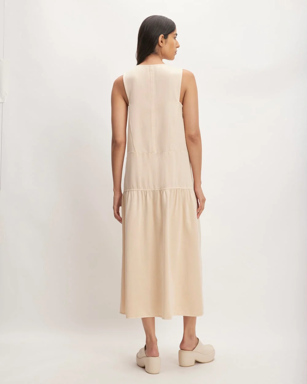 The TENCEL™ V-Neck Dress | Whisper Pink - Image 6