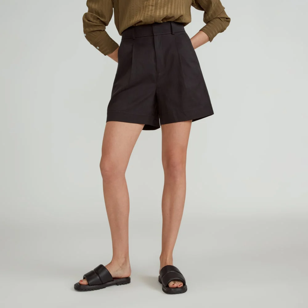 The Draper Short in Buttersmooth | Black - Image 3