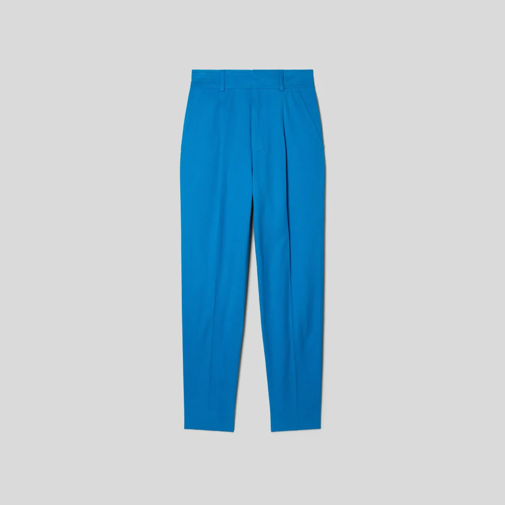 The Draper Tapered Pant in Buttersmooth | Brilliant Blue - Image 2