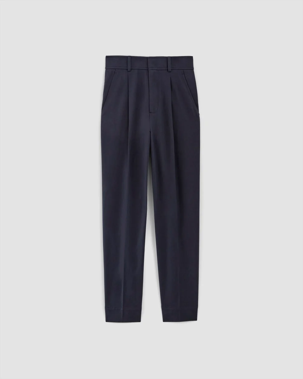 The Draper Tapered Pant in Buttersmooth | Navy - Image 2