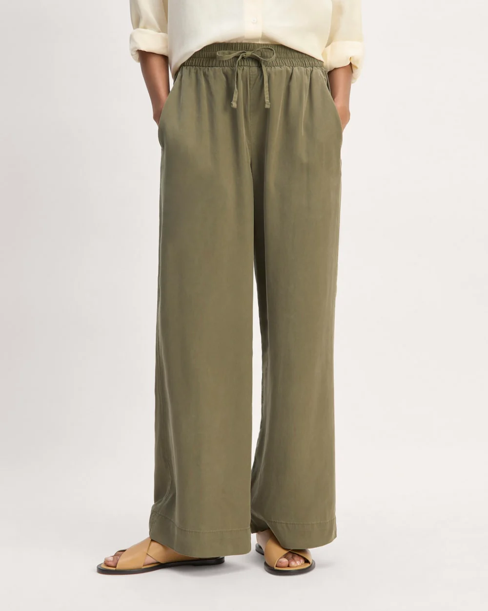 The Wide-Leg Pant in Butterlite | Kalamata - Image 3