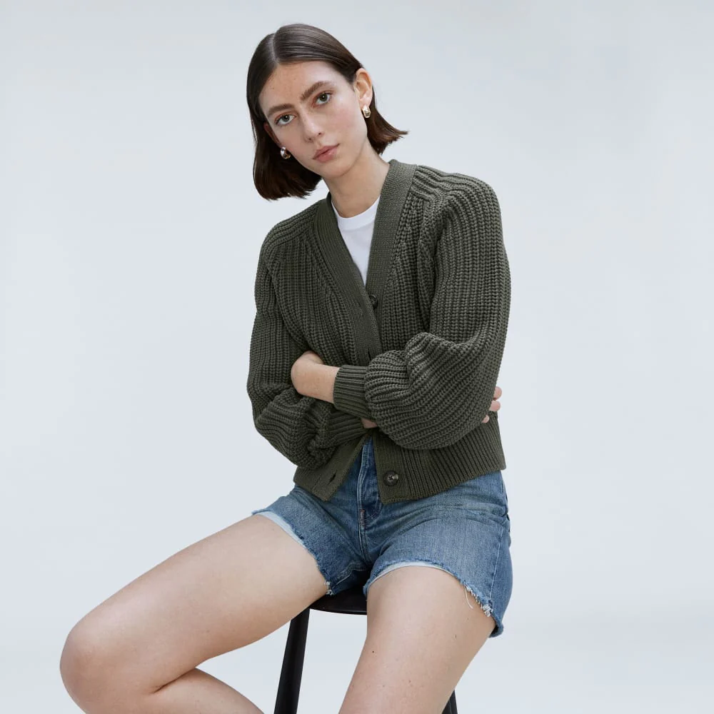 The Texture Cotton Cardigan | Kambaba - Image 5
