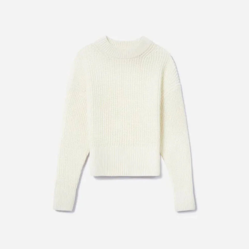The Texture Cotton Crew | Canvas Tan - Image 2