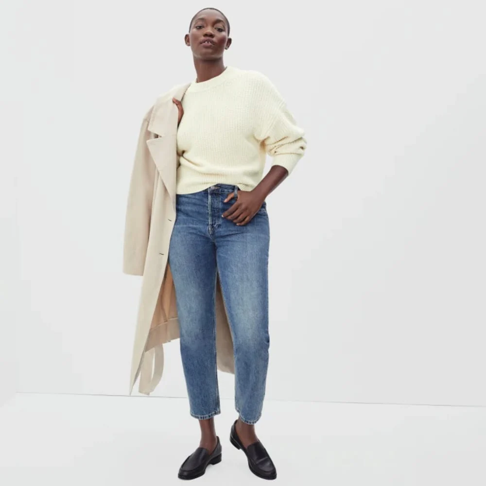 The Texture Cotton Crew | Canvas Tan - Image 3
