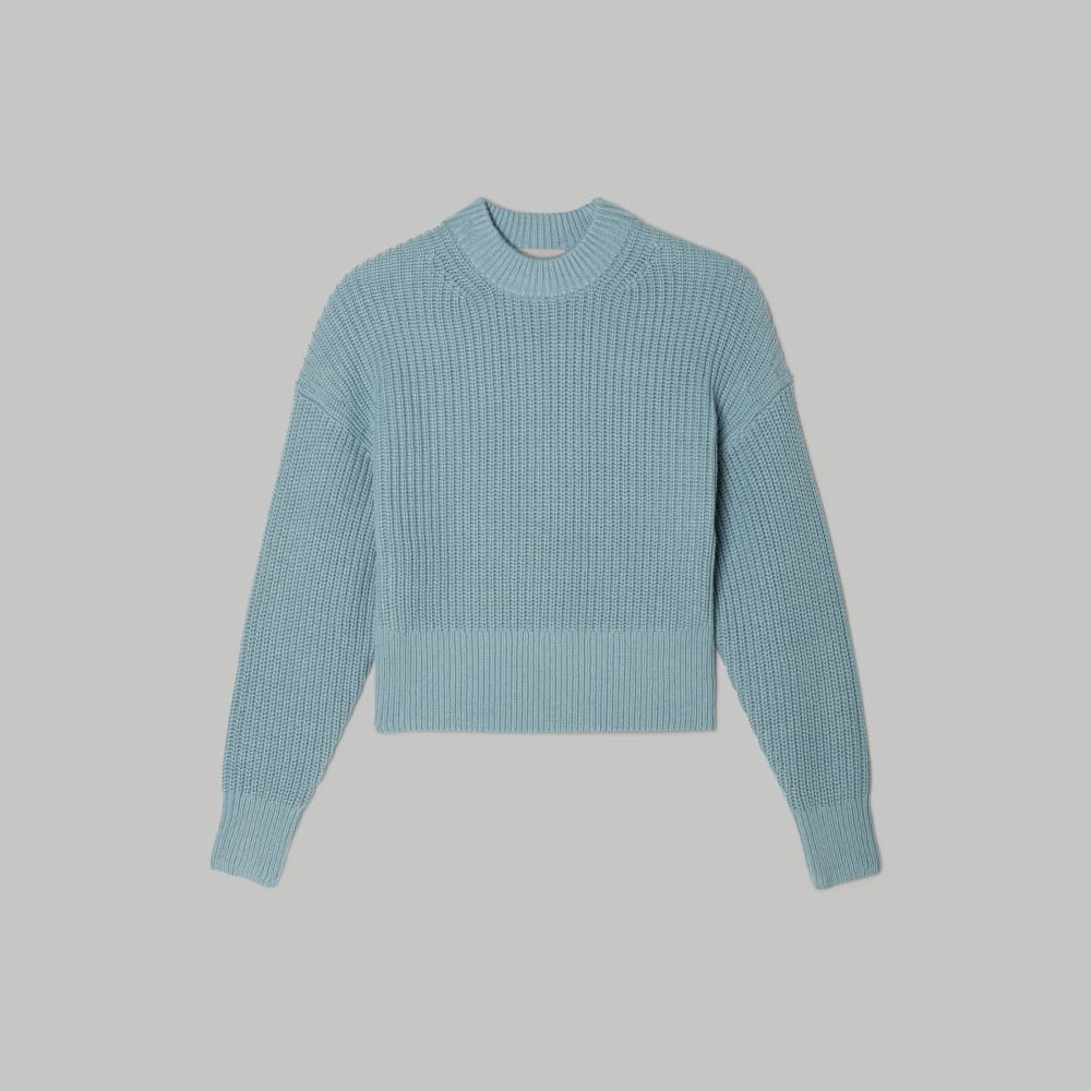 The Texture Cotton Crew | Blue Shadow - Image 2