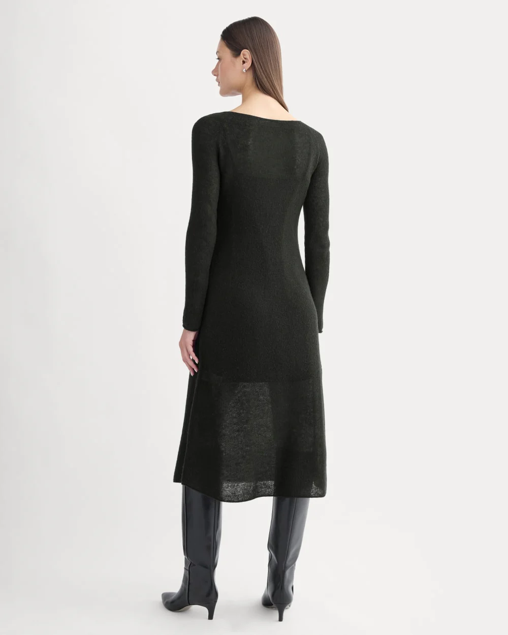 The Air Alpaca™ Sweater Dress | Black - Image 4