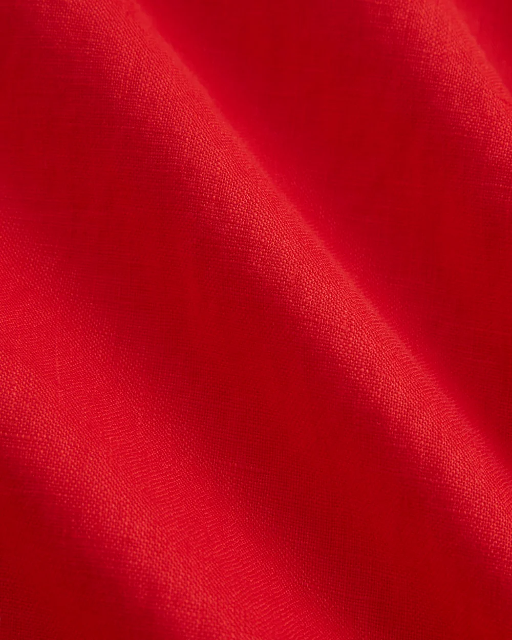 The Boxy Shirt in Linen | Fiery Red - Image 6