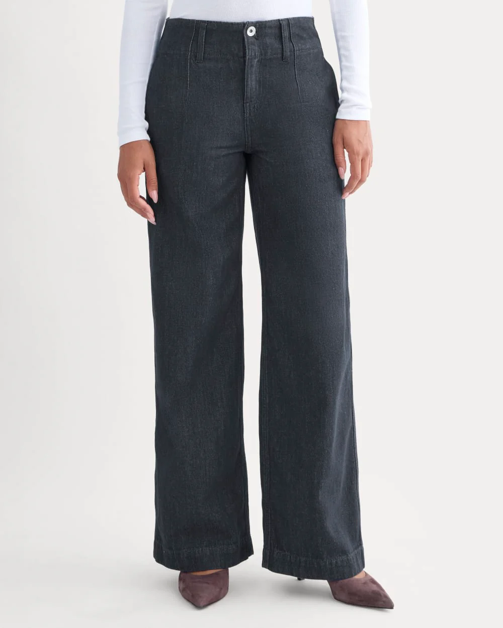 The Mid-Rise Trouser Jean | Tungsten Rinse - Image 3