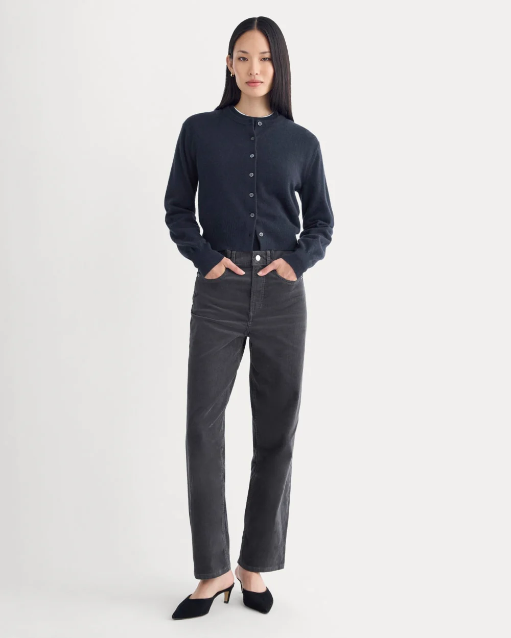 The Way-High® Corduroy Pant | Graphite