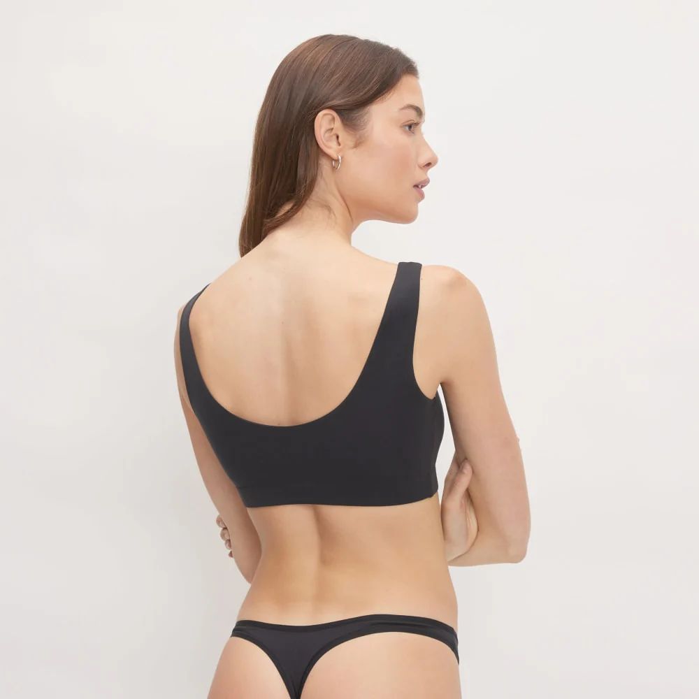 The Cotton Thong | Black - Image 3