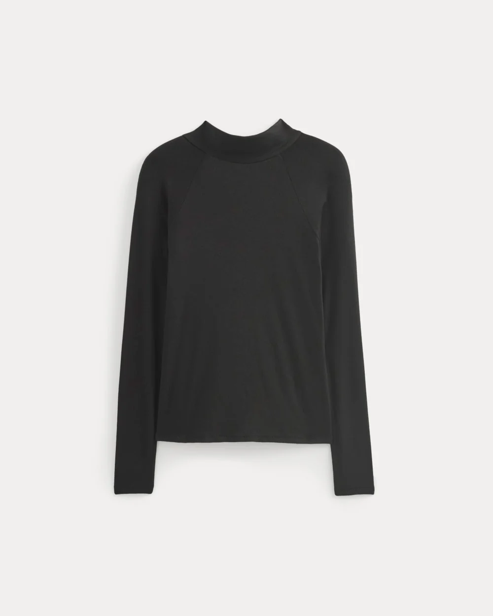 Tie-Neck Top in Butterluxe | Black - Image 2