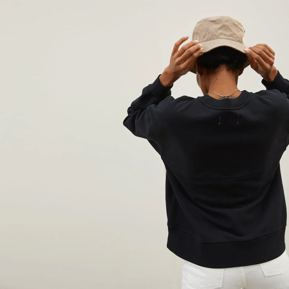 The Track Oversized Crew | Black - Image 5