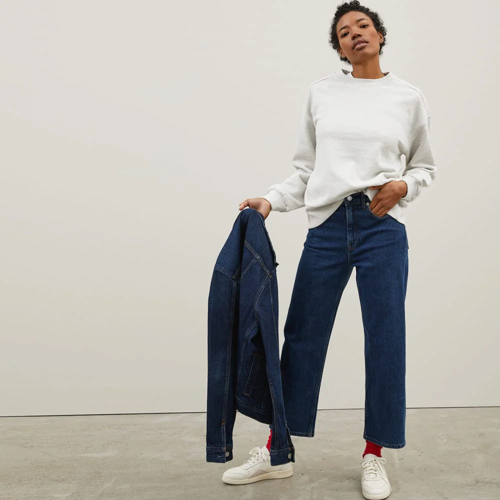 The Track Oversized Crew | Light Heather Grey - Image 3