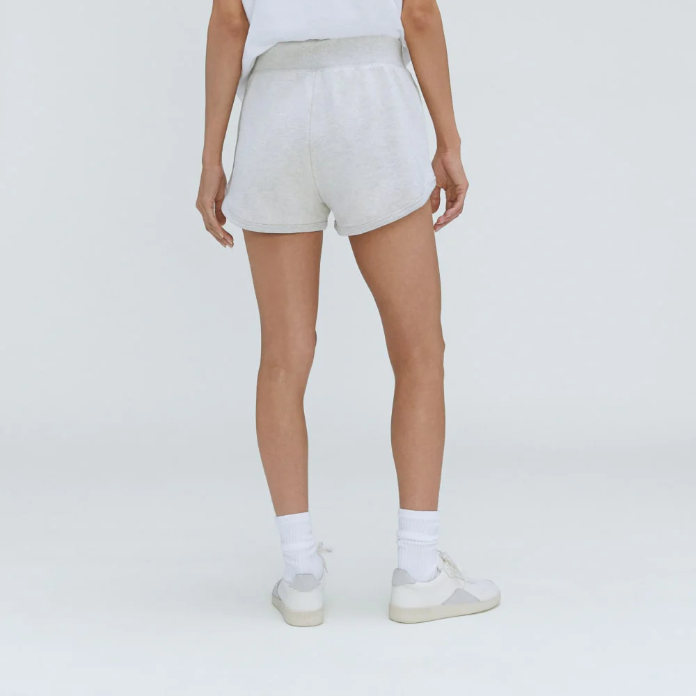 The Track Sweatshort | Light Heather Grey - Image 3