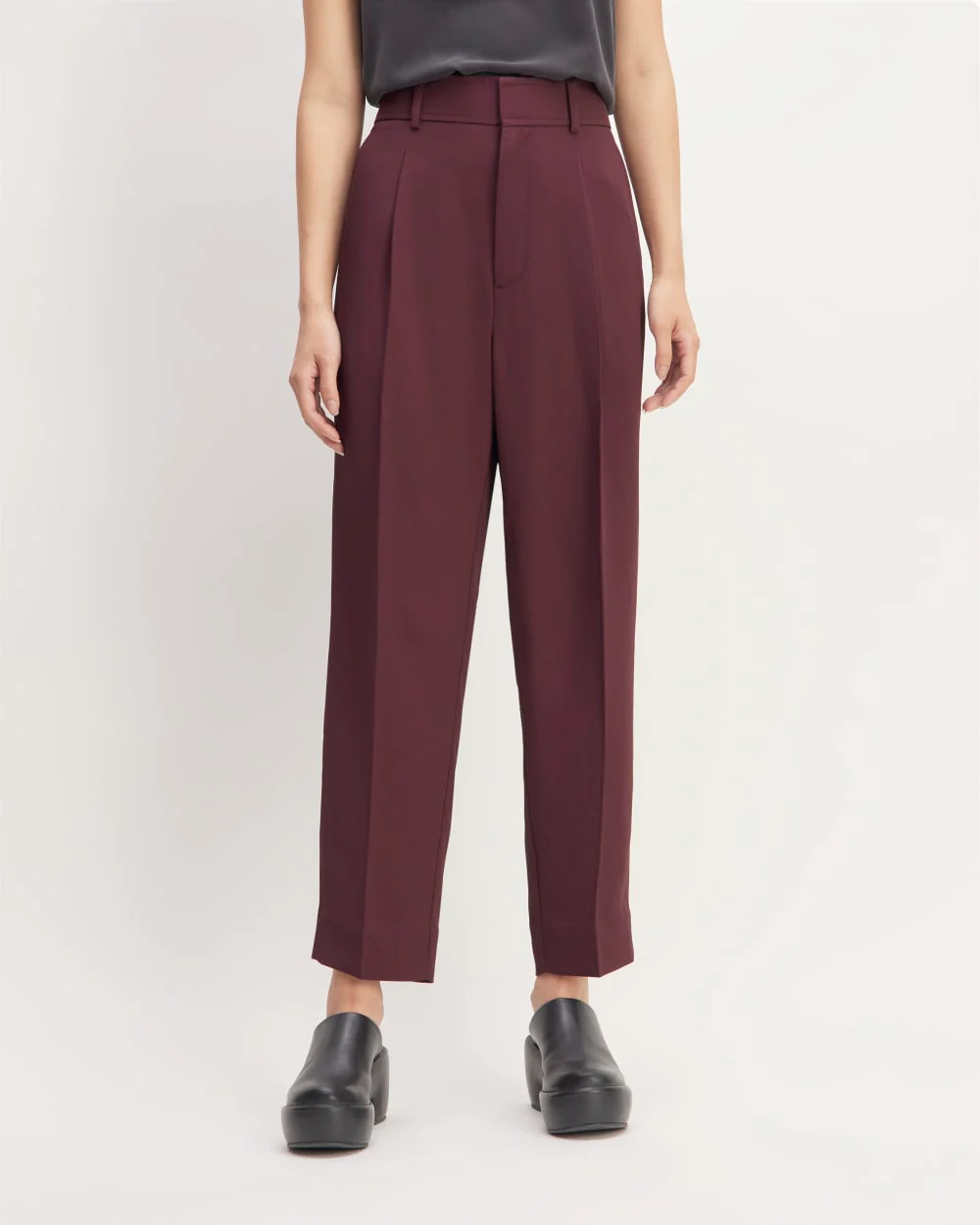 The Japanese GoWeave Way-High® Tapered Pant | Burgundy - Image 3