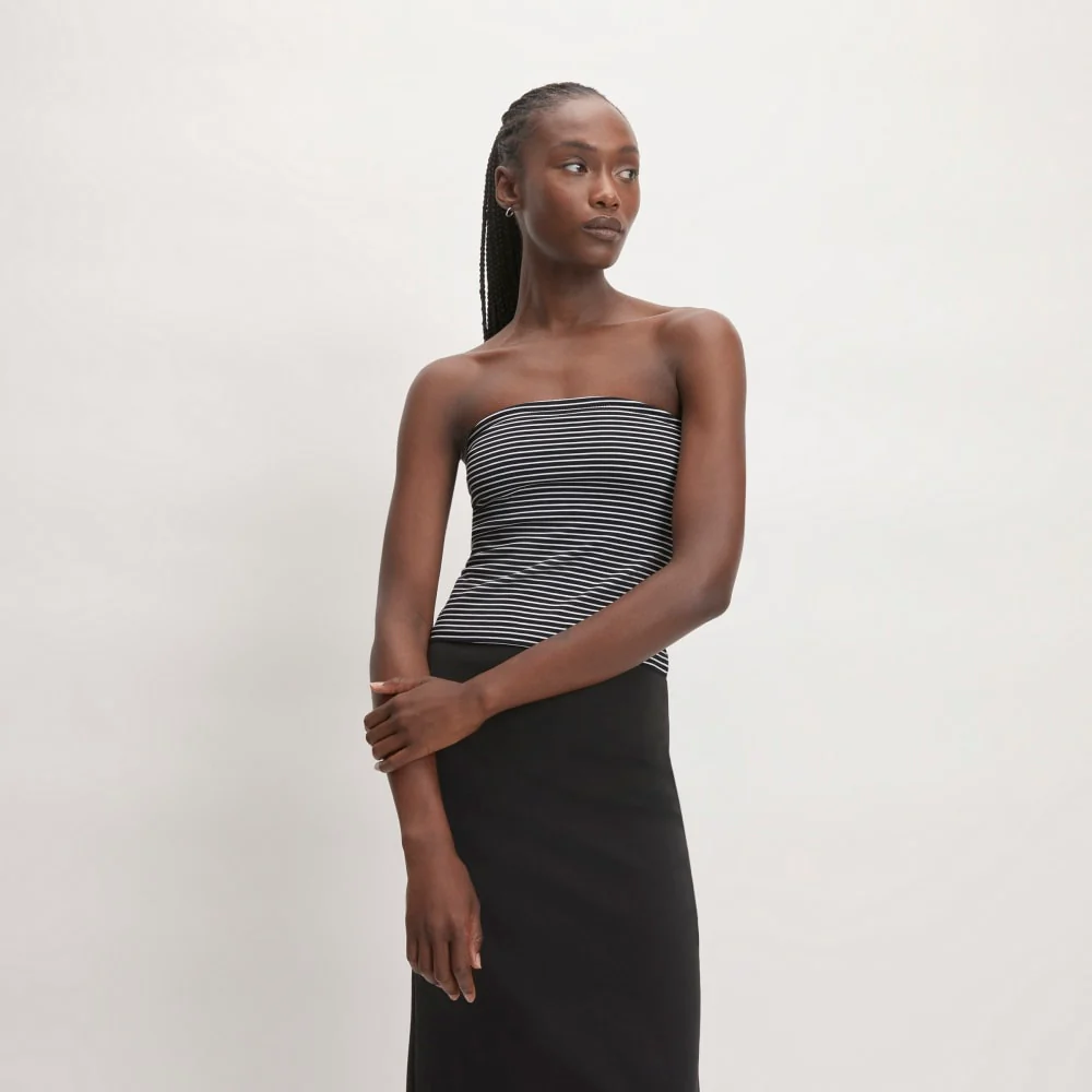 The Tube Top | Black / White