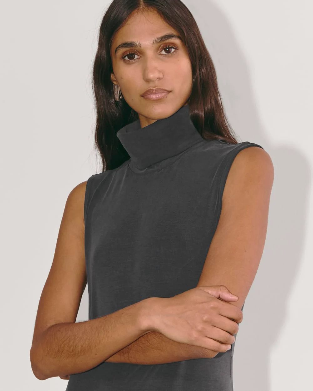 The Madison Dress in Butterknit | Black - Image 3