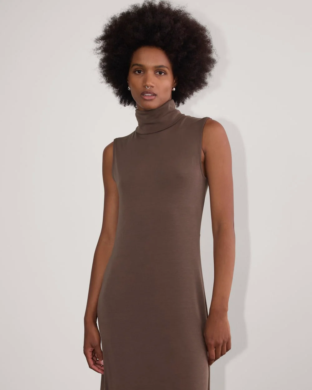 The Madison Dress in Butterknit | Espresso - Image 3