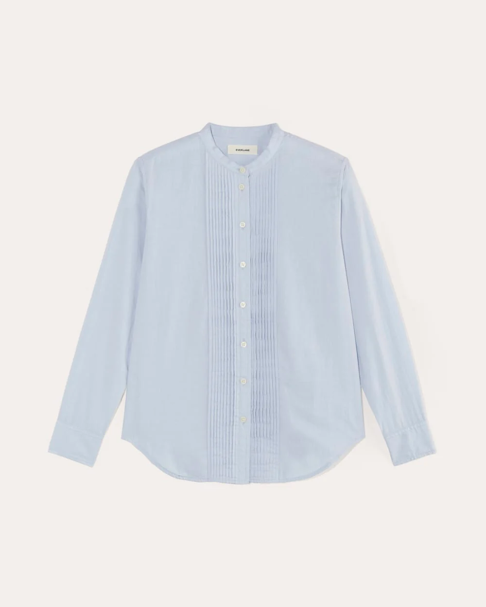 The Tuxedo Shirt in Silky Cotton | Light Blue - Image 2