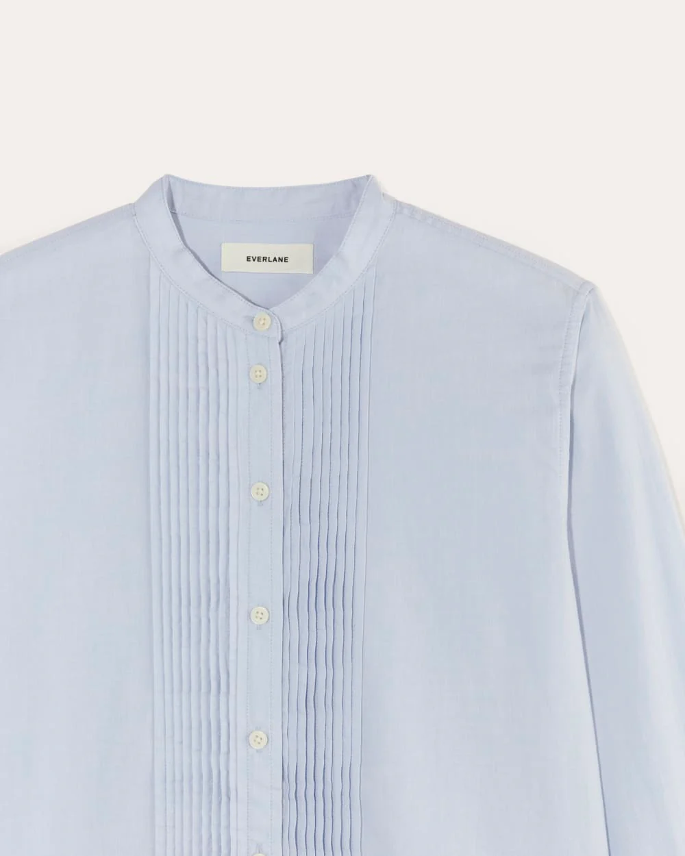 The Tuxedo Shirt in Silky Cotton | Light Blue - Image 6