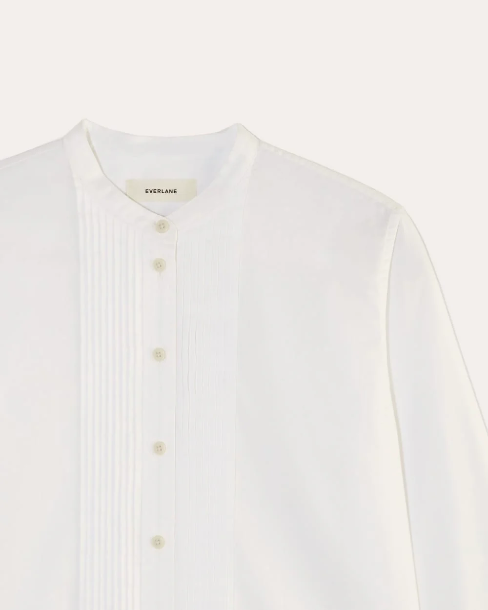 The Tuxedo Shirt in Silky Cotton | White - Image 6