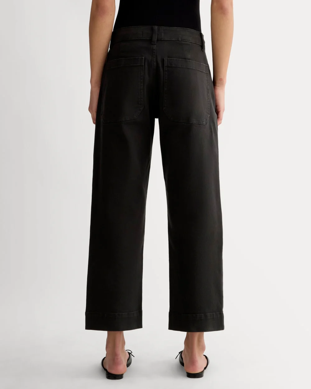 The Utility Straight-Leg Pant | Black | 26.5" Inseam - Image 6