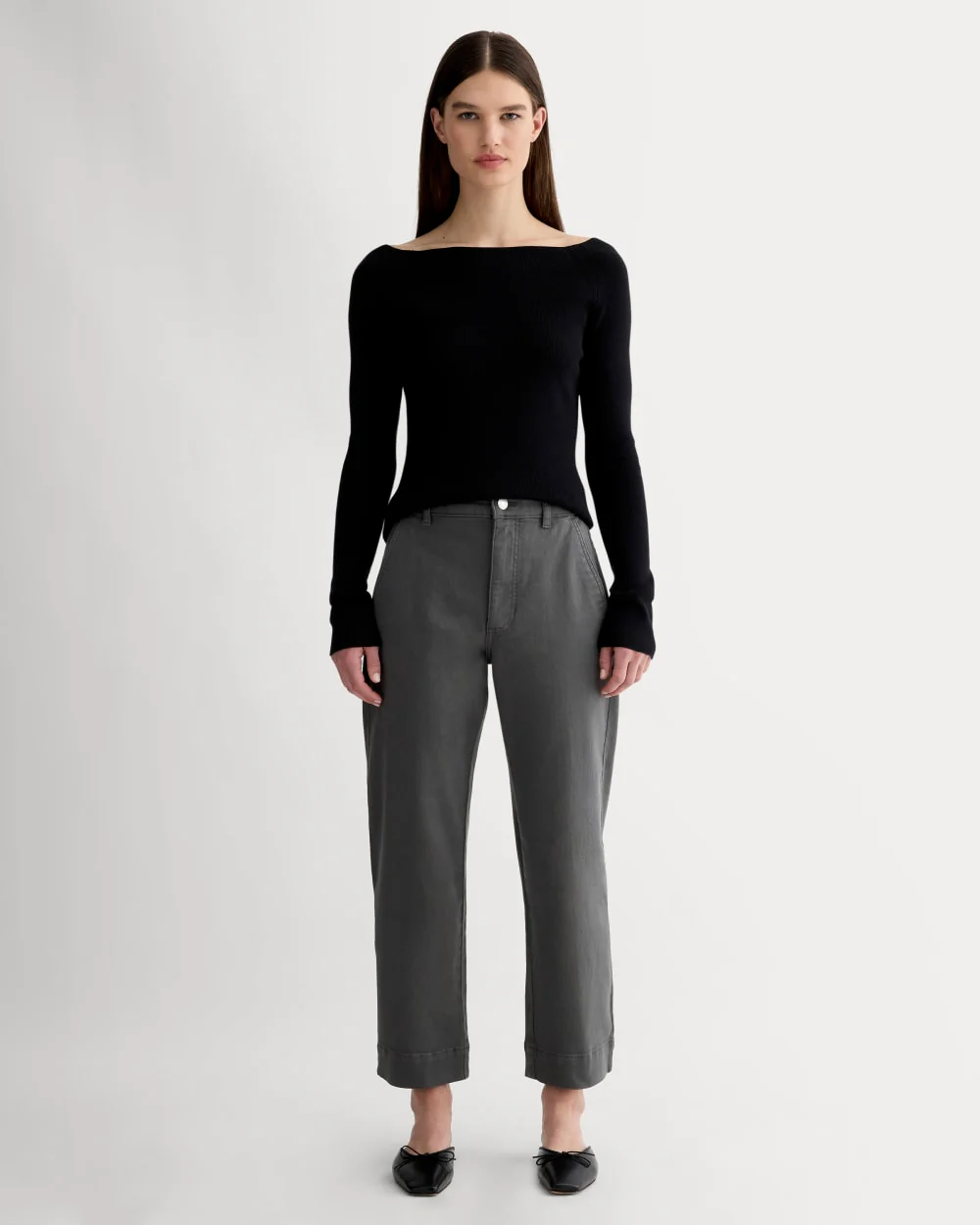 The Utility Straight-Leg Pant | Graphite | 26.5" Inseam