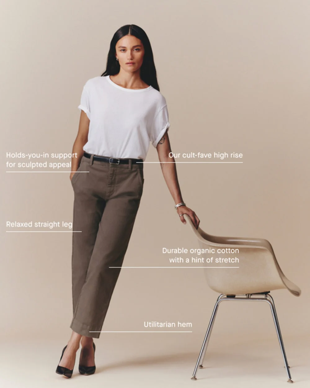 The Utility Straight-Leg Pant | Graphite | 26.5" Inseam - Image 4