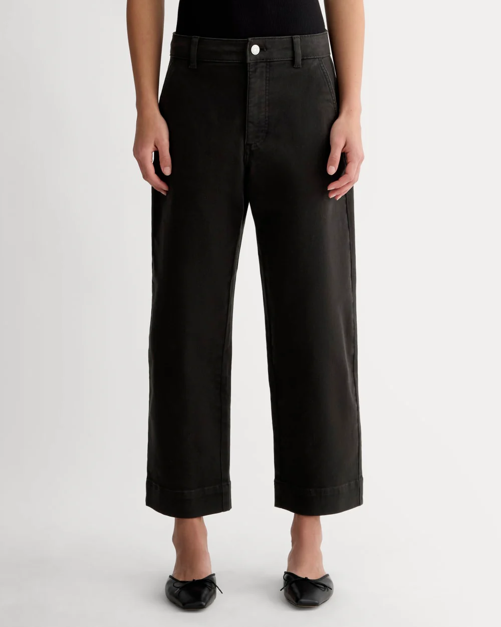 The Utility Straight-Leg Pant | Black | 28.5" Inseam - Image 3