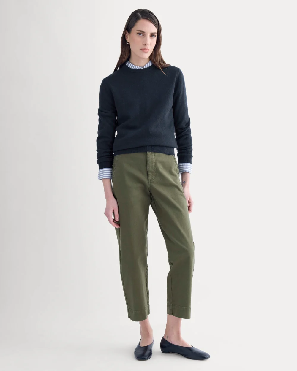 The Utility Straight-Leg Pant | Olive Night | 28.5" Inseam