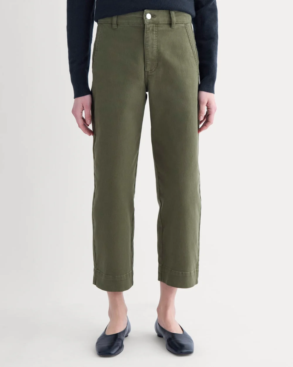 The Utility Straight-Leg Pant | Olive Night | 26.5" Inseam - Image 4
