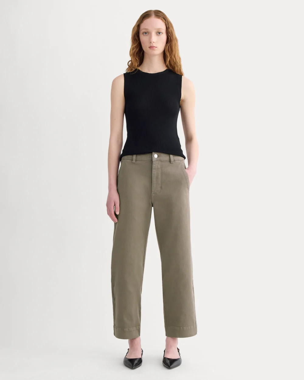 The Utility Straight-Leg Pant | Taupe | 26.5" Inseam