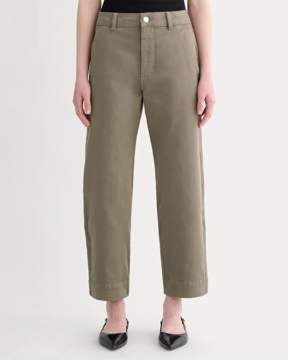 The Utility Straight-Leg Pant | Taupe | 26.5" Inseam - Image 3