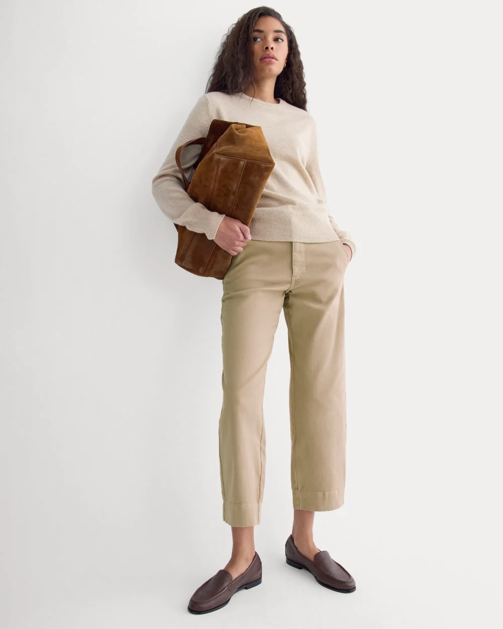 The Utility Straight-Leg Pant | Trench Coat Khaki | 26.5" Inseam - Image 3