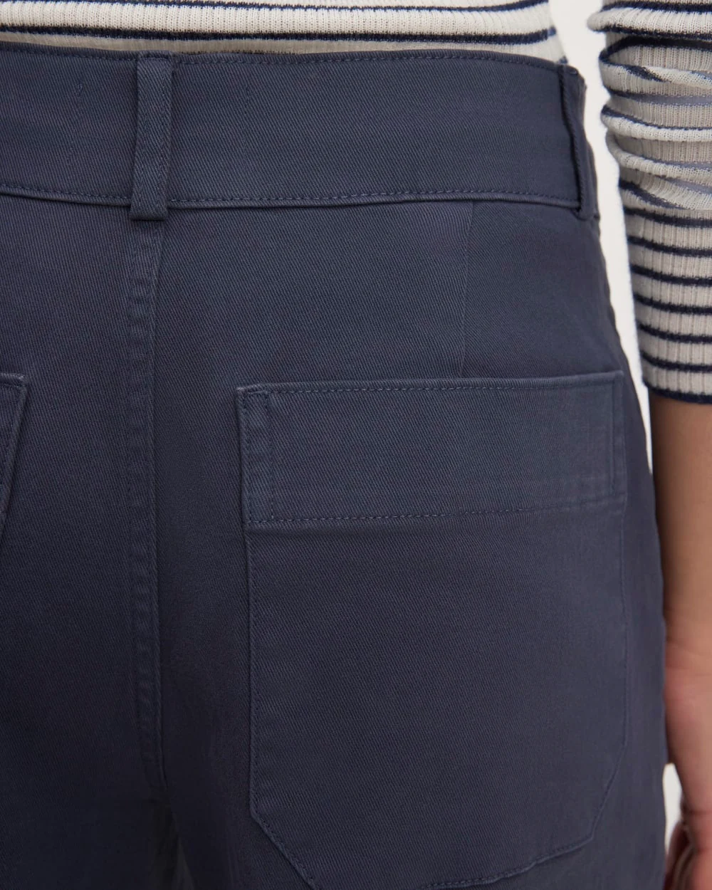The Organic Wide-Leg Pant | Navy - Image 5
