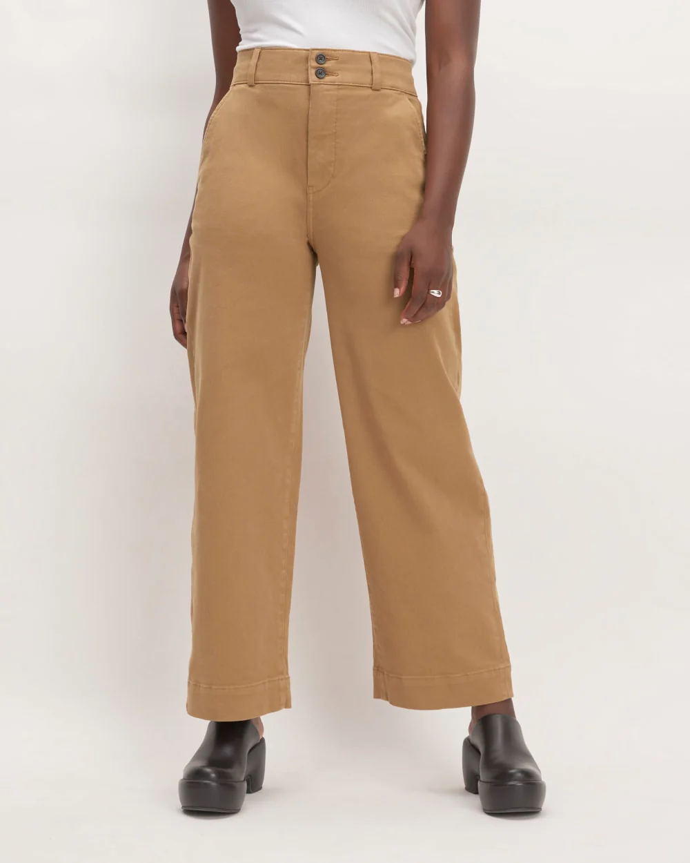 The Organic Wide-Leg Pant | Toasted Coconut - Image 3