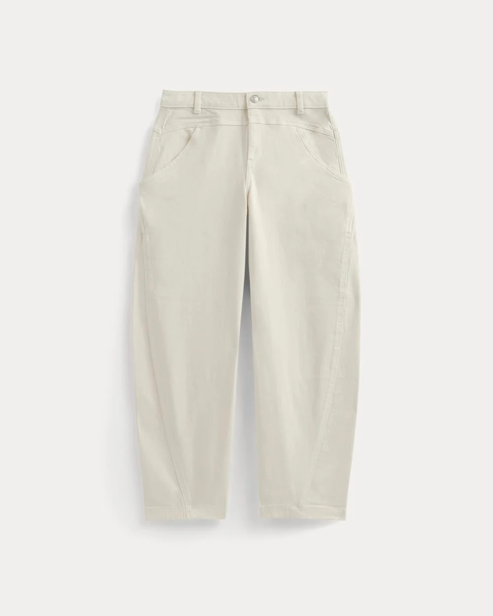 Double-Stitch Barrel Pant | Bone - Image 2