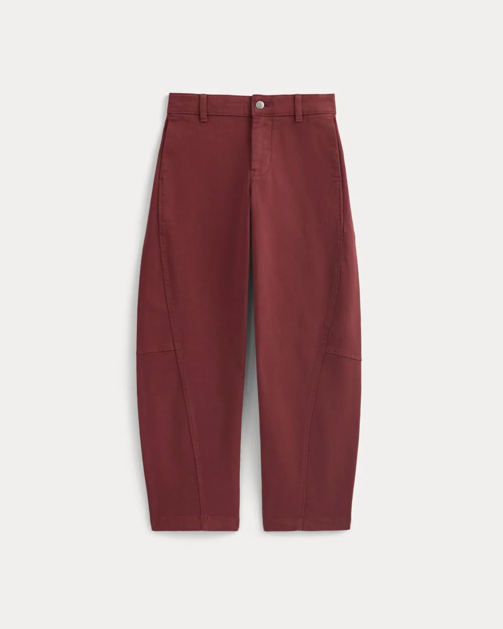 Twisted Seam Barrel Pant | Henna Red - Image 2
