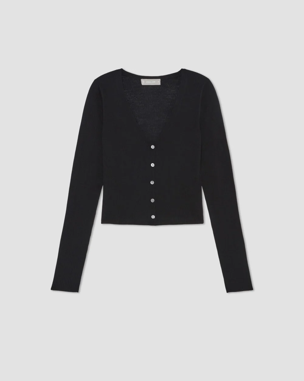 The Cardigan in Ultrasoft Merino | Black - Image 2
