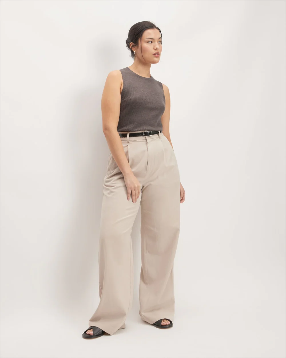 The Tank in Ultrasoft Merino | Heather Cocoa - Image 3