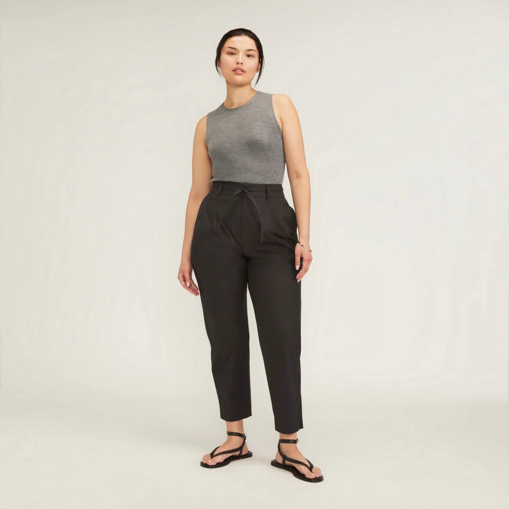 The Tank in Ultrasoft Merino | Heather Mid Grey - Image 2