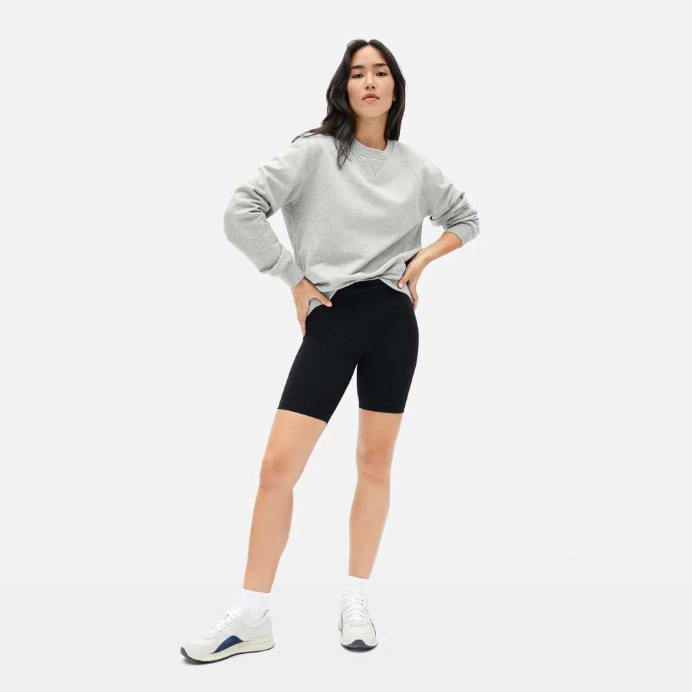 The Unisex French Terry Crew | Heathered Grey - Image 4